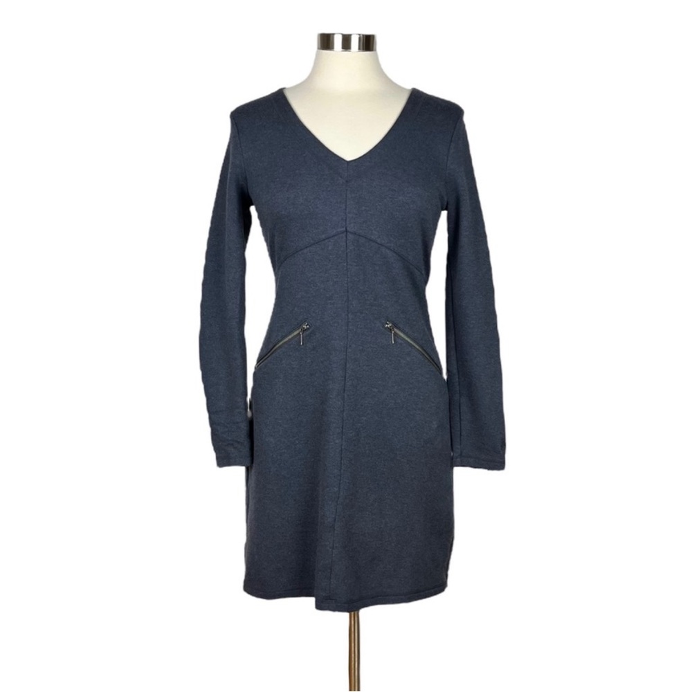 Athleta Blue Dress with Zippered Pockets